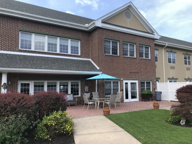 Lehigh Commons patio