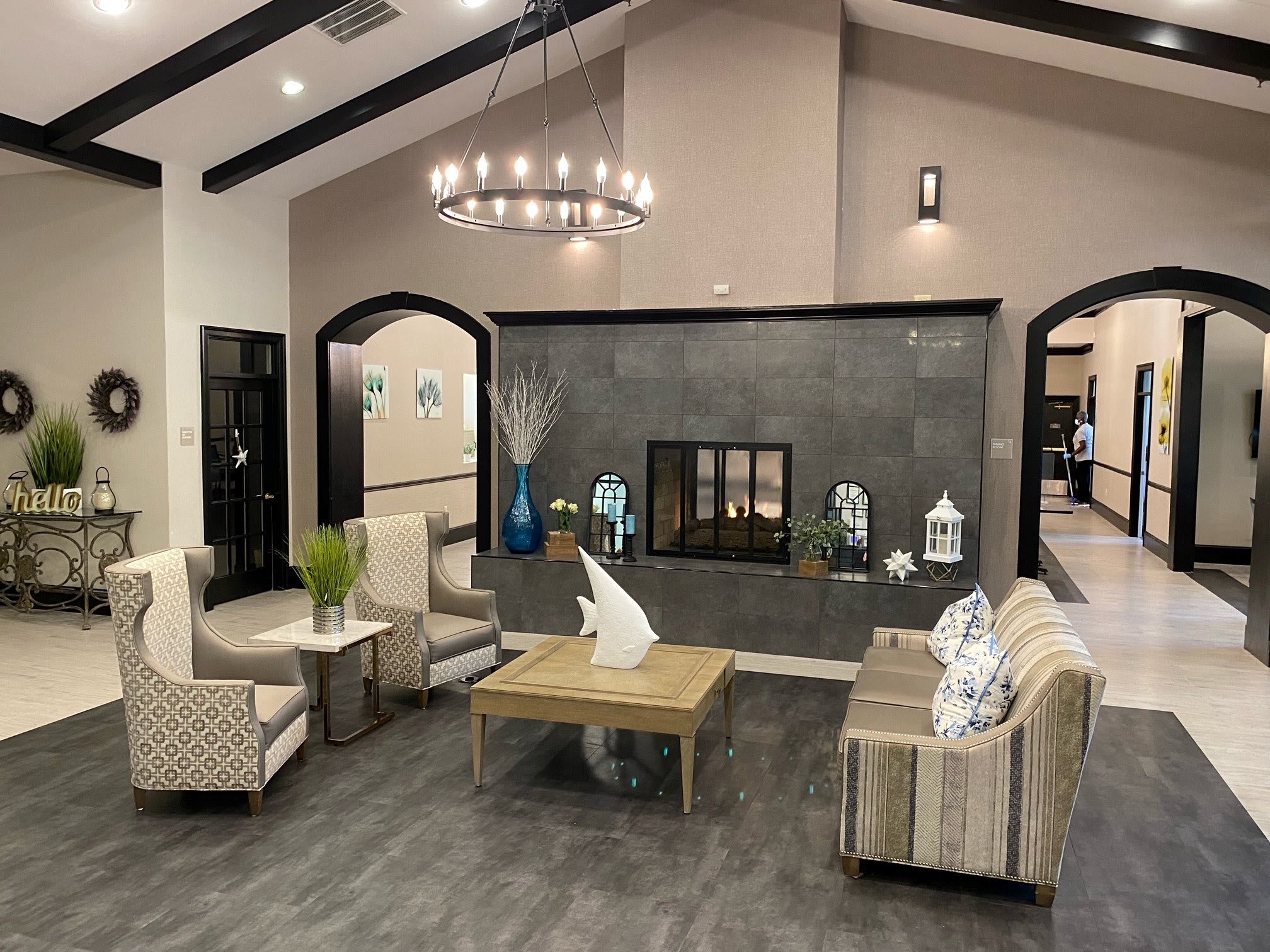 CareOne at Livingston Assisted Living indoor common area