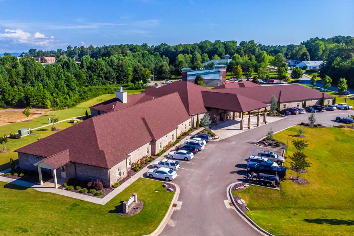 North Georgia Assisted Living aerial view of community