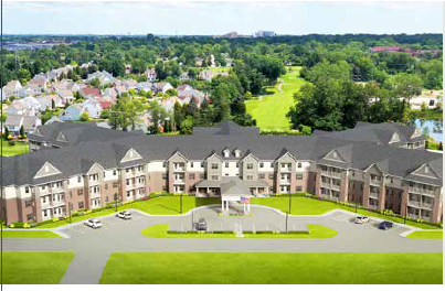 American House Village at Bloomfield Aerial View of Community