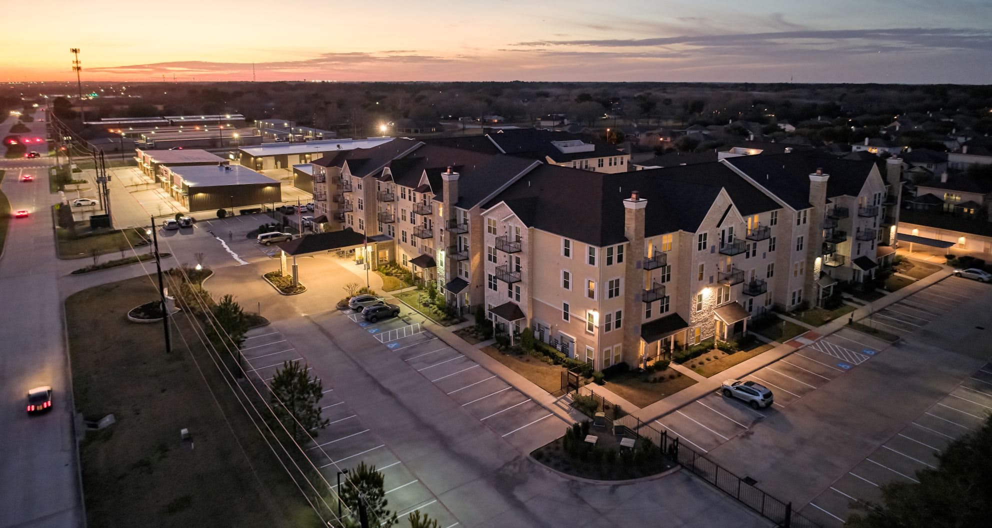 Park Creek Active Living aerial view of community