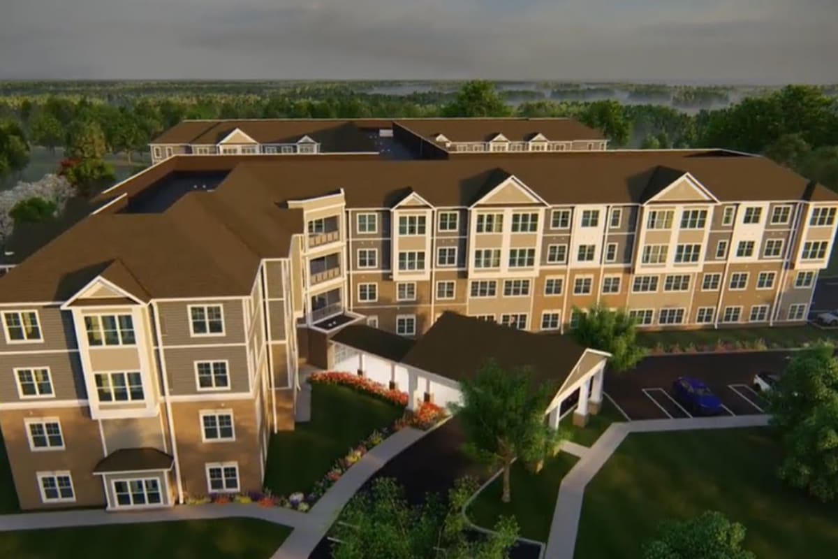 Harmony at Waldorf aerial view of community