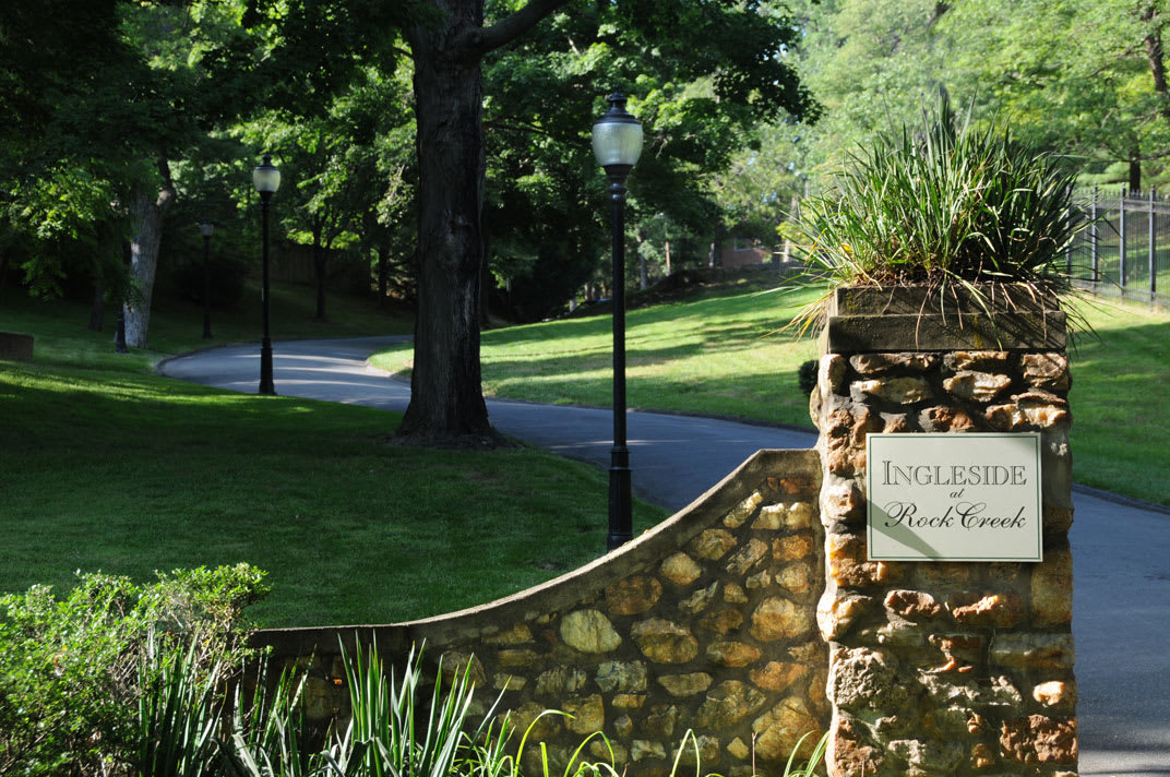 Ingleside at Rock Creek, a CCRC outdoor common area