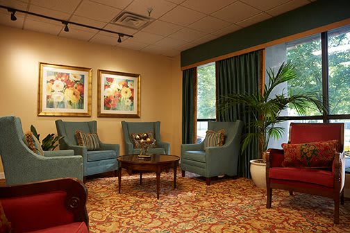 Senior Star at Burgundy Place indoor common area