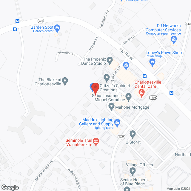 FirstLight Home Care of Charlottesville, VA in google map