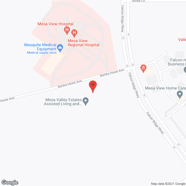 Mesa Valley Estates in google map