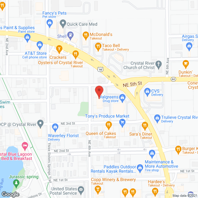 Sunshine Gardens Crystal River LLC in google map