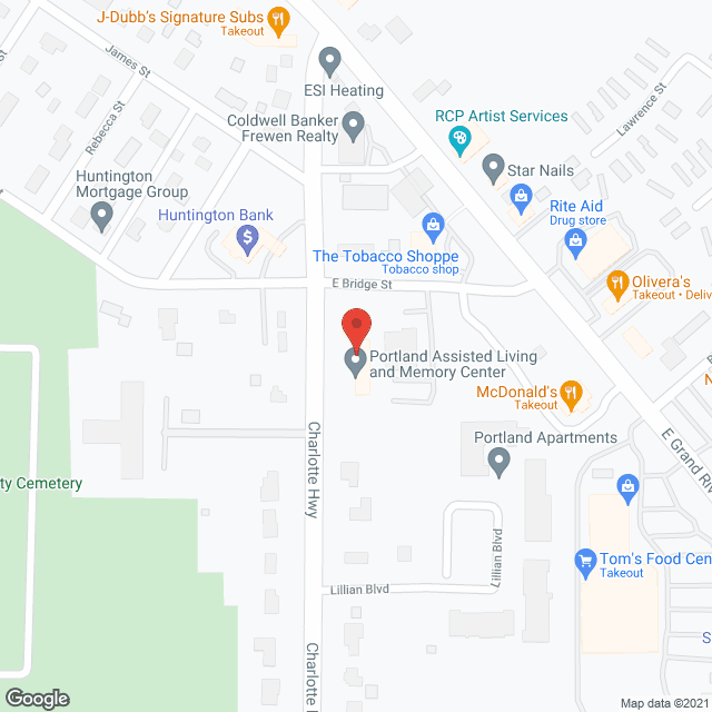 Portland Assisted Living and Memory Center in google map
