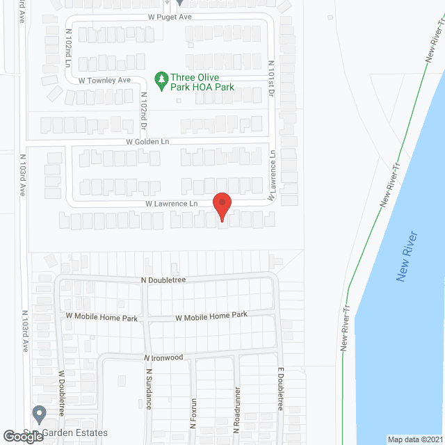Olive Park Assisted Living in google map