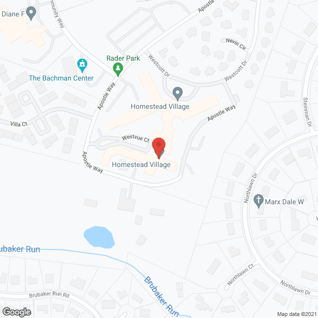Homestead Village in google map