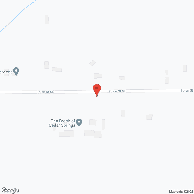 The Brook of Cedar Springs in google map