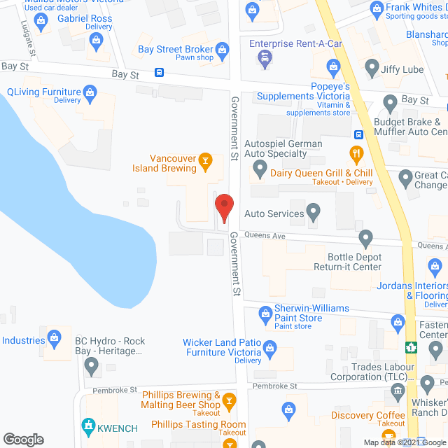 Greater Victoria Housing Society in google map