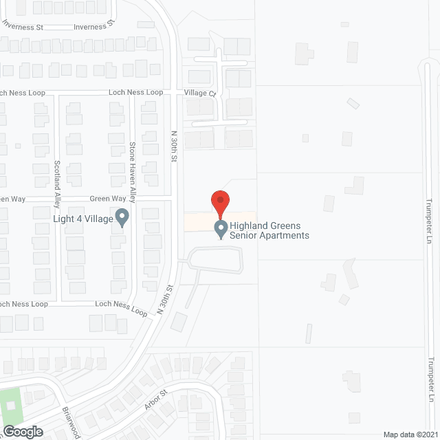 Hyland Green Senior Apartments in google map