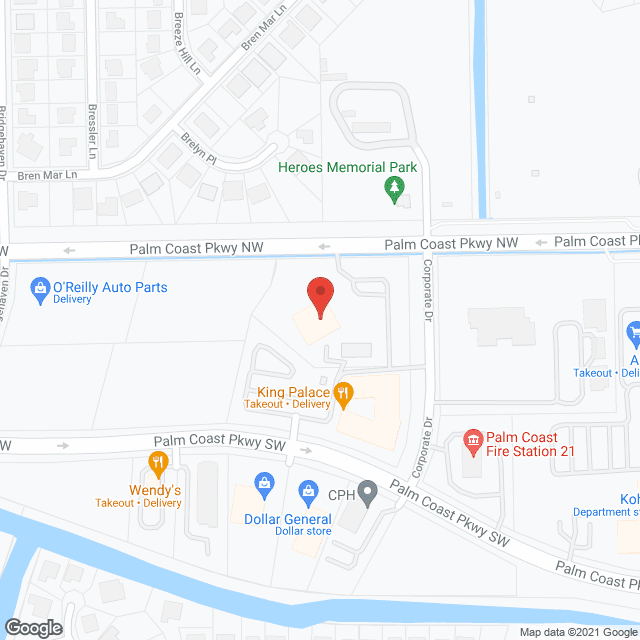 Market Street Palm Coast in google map