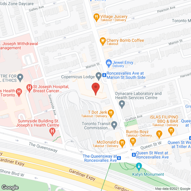 Copernicus Lodge in google map