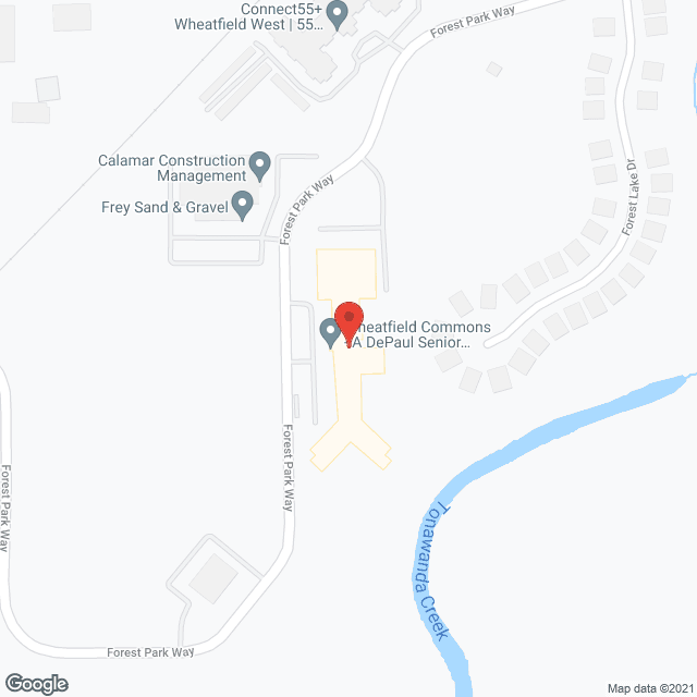 Wheatfield  Commons in google map