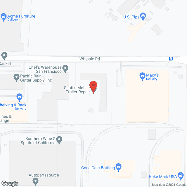 A-n-D Care Homes in google map