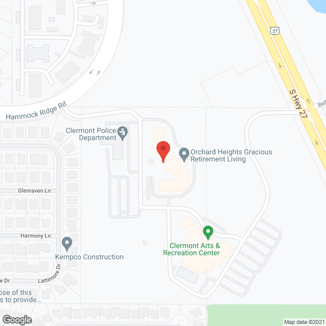 Orchard Heights Gracious Retirement Living in google map