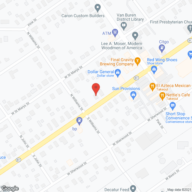 Manny's AFC I in google map
