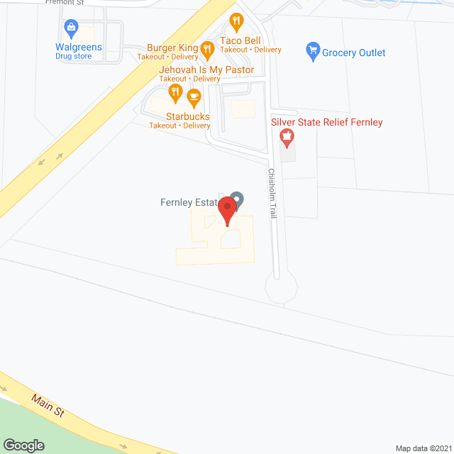 Fernley Estates in google map