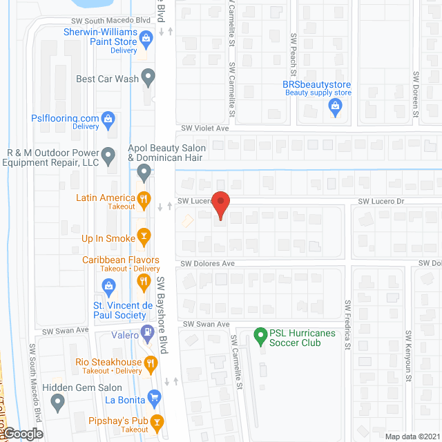 Meadow Care Assisted Living Facility in google map