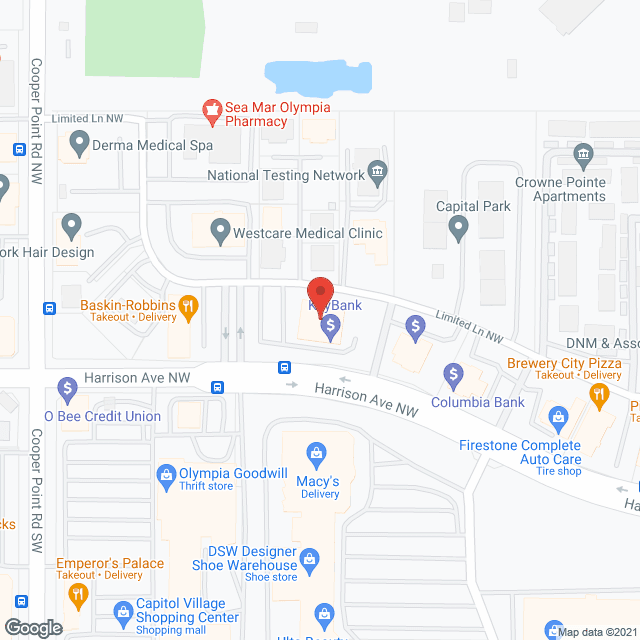 SYNERGY HomeCare Olympia in google map