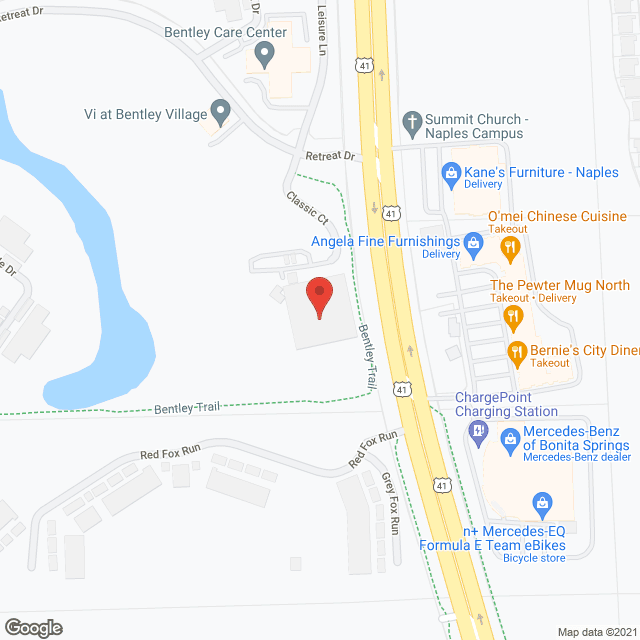 Bentley Village in google map