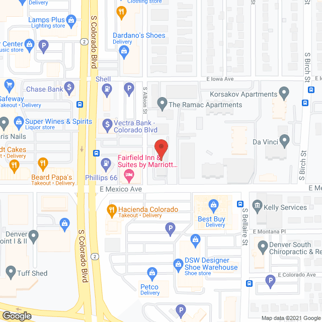 HomeWell Senior Care of Denver in google map