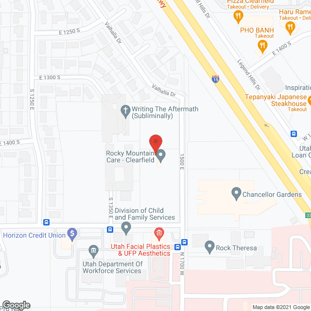 Rocky Mountain Care Clearfield in google map
