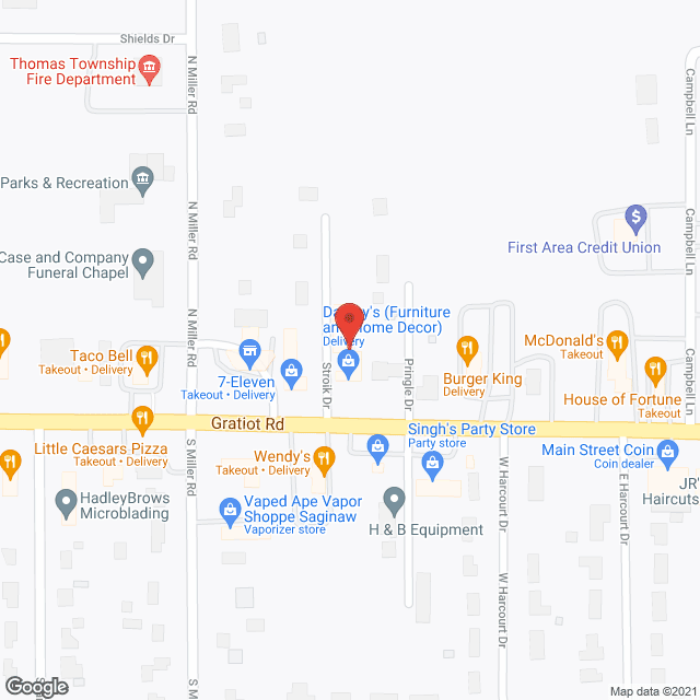 Kathelene's Adult Day Care Saginaw Inc in google map