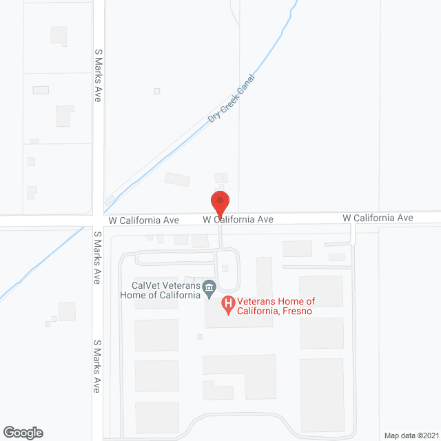 Veteran's Home of Fresno in google map