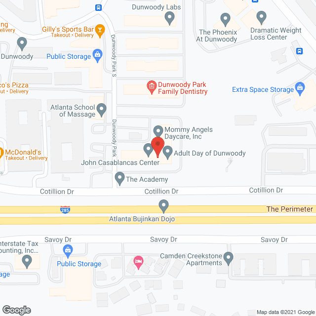 Adult Day of Dunwoody in google map