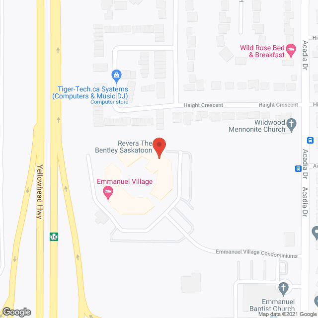 Bentley (Saskatoon) in google map