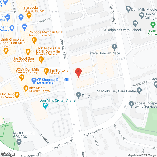 Don Mills Seniors' Apartments in google map