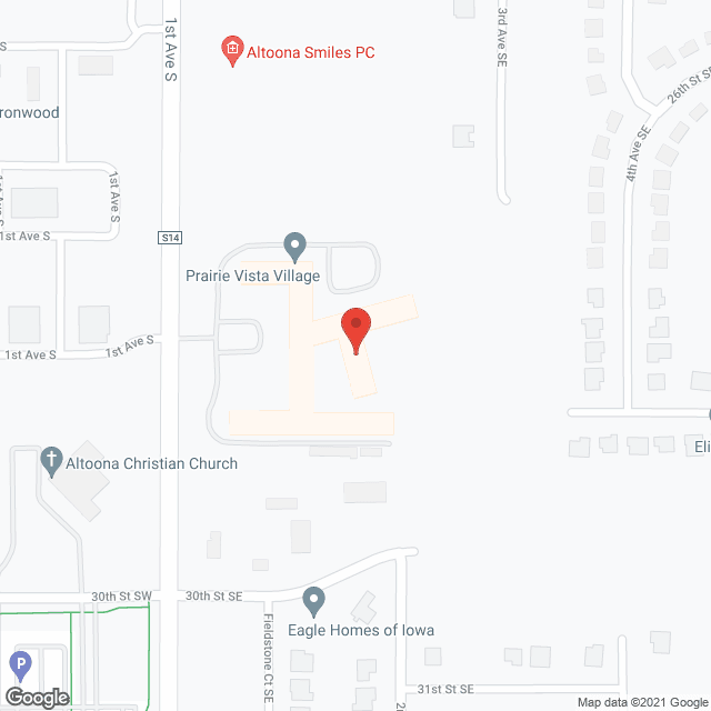 Prairie Vista Village in google map