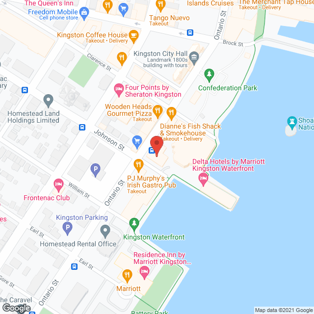 St. Lawrence Place in google map