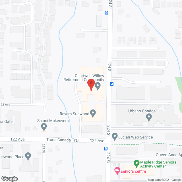 Chartwell Willow Retirement Community in google map