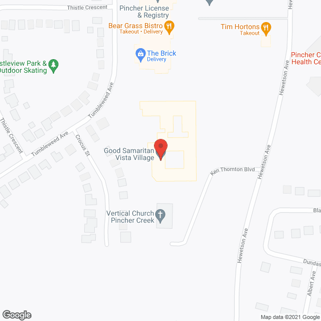 Vista Village in google map