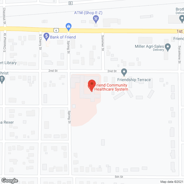 Friend Manor in google map