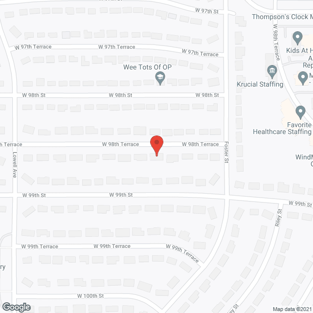 Seniorcare Homes Foster in google map