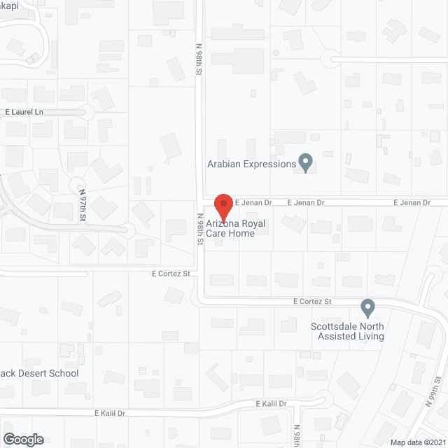 Arizona Royal Care Home in google map