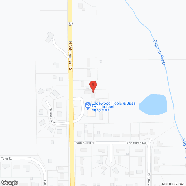 Edgewood in google map