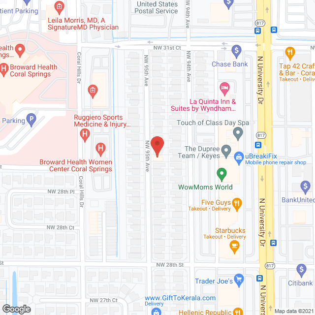 The Gardens At Coral Springs in google map