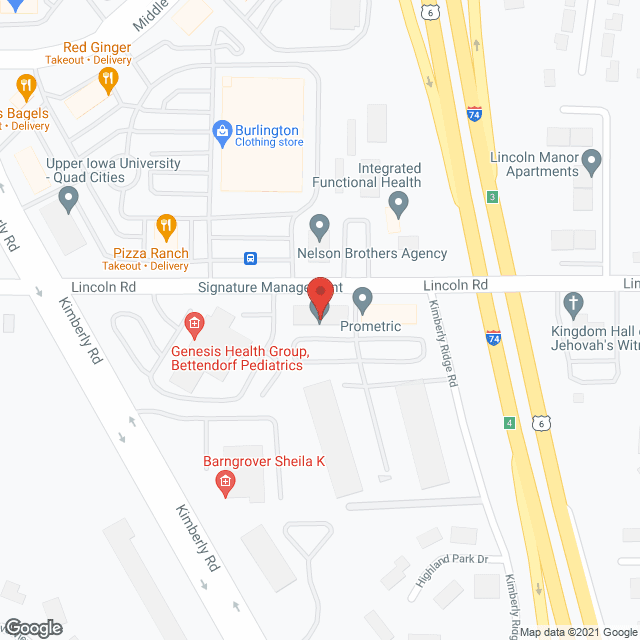 Cumberland Apartments in google map