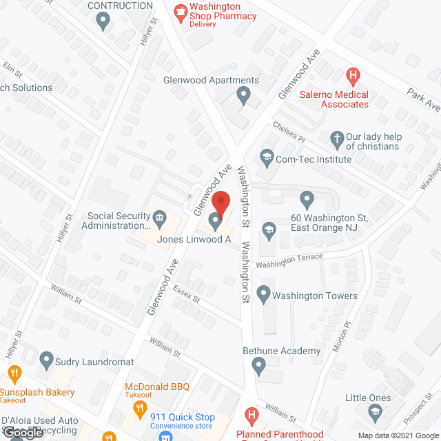 Claremont Medical and Rehab in google map