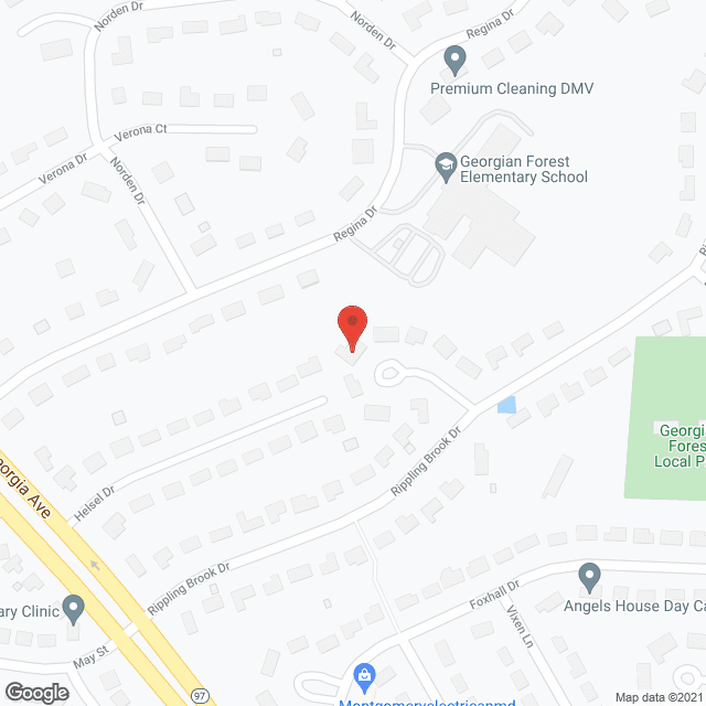 Foxhall Assisted Living in google map