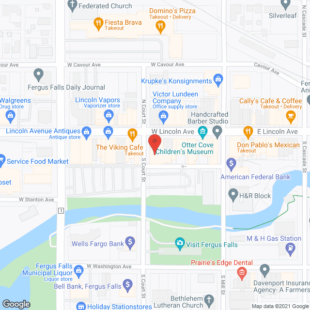 Lincoln Center Bldg in google map