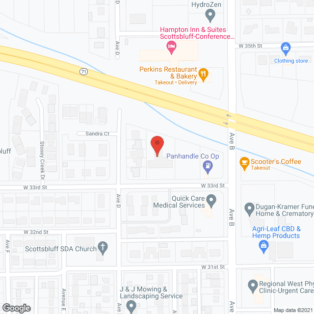Emerald Court in google map