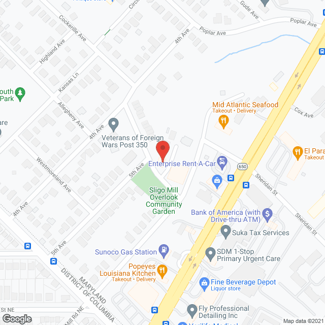 Woodlands Home Health Care in google map