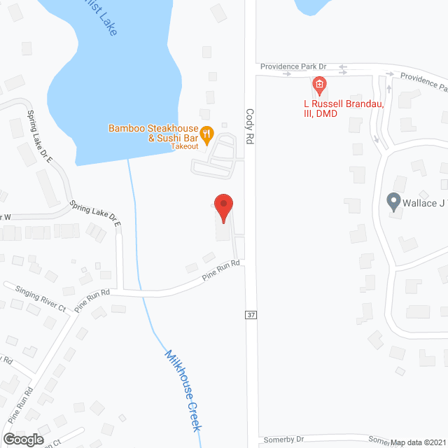 Brookside on Cody Specialty Care in google map